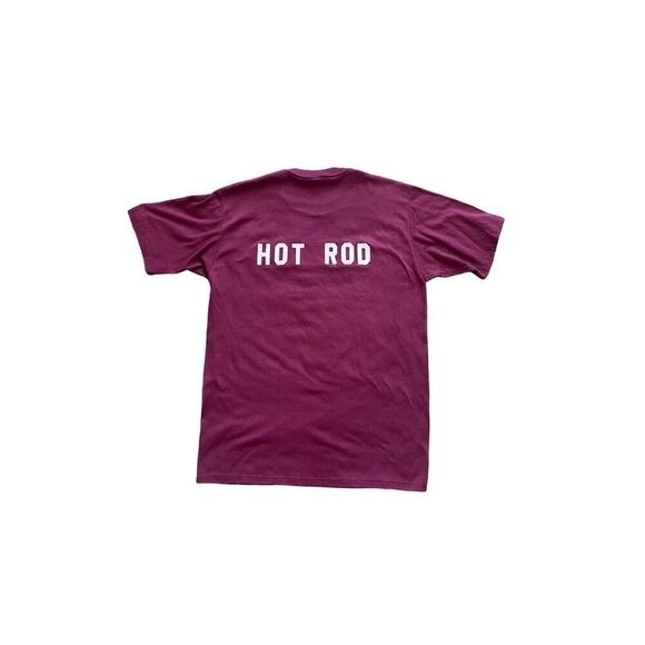 Vintage Other - Vintage 80s maroon hot rod sports wear‎ tshirt